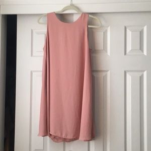 Pink shift dress